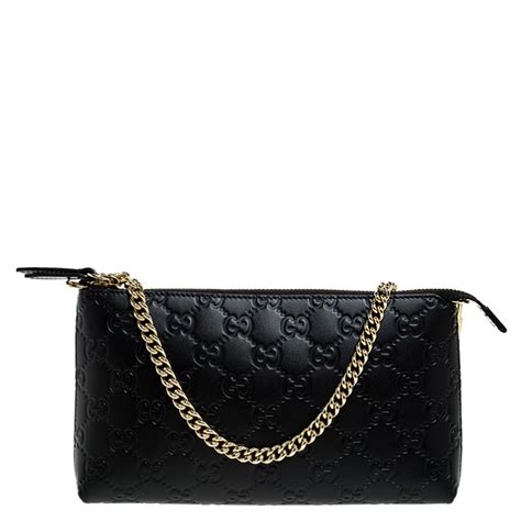 gucci clutch chain|gucci guccissima clutch.